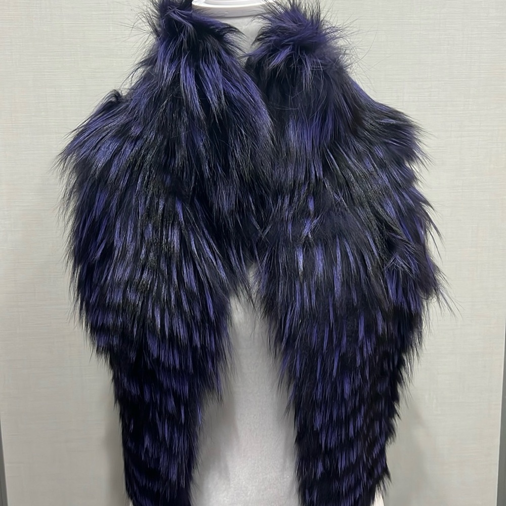 Elie Tahari real fur vest